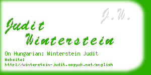 judit winterstein business card